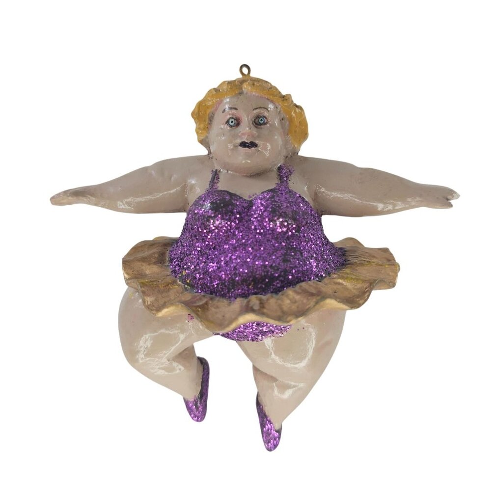 Katherines Collection Chubby Zombie Ballerina Ornament Halloween Spooky FLAW